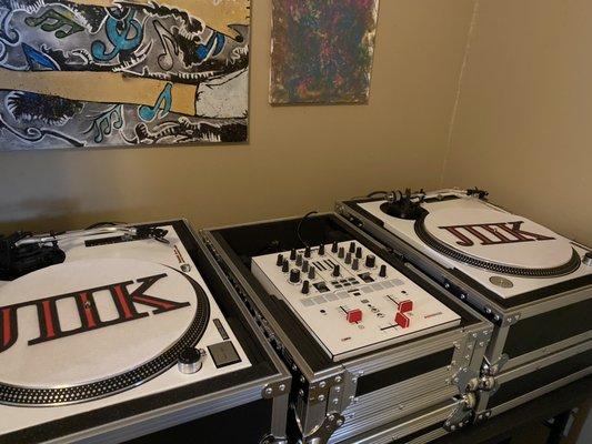 Customized Technics 1200 MKII's