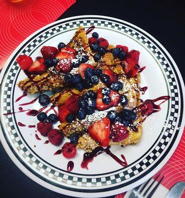 Triple Berry Crunchy French Toast