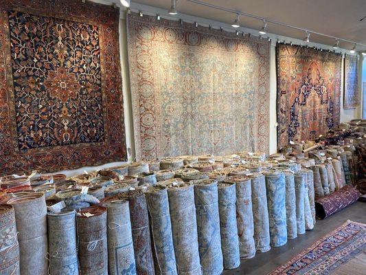 We have a large selection of Vintage and antique carpets.