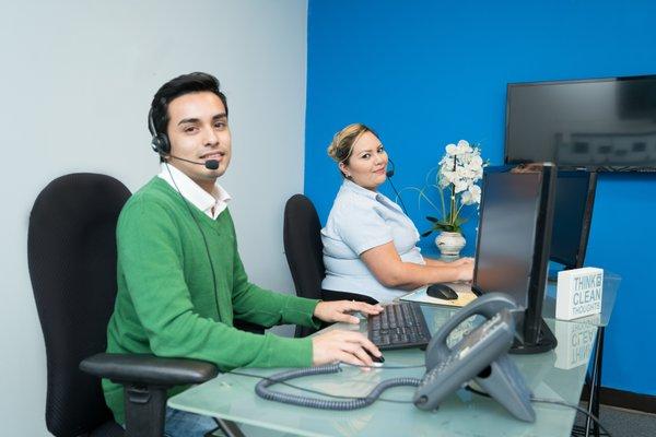 Customer services ready to help