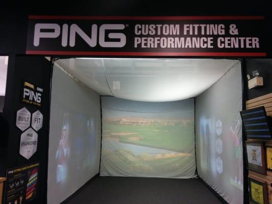 PING custom fitting and performance center.