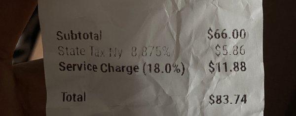 Service Charge