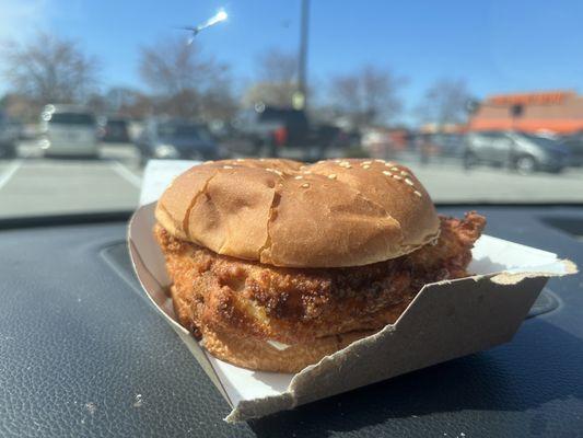 Fish sandwich (only available on Fridays during Lent)