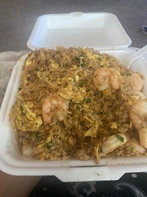 Shrimp fried rice