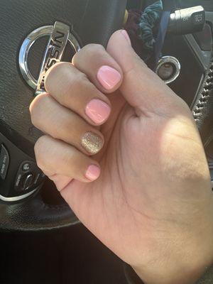 gel manicure $25