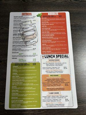 Menu side 1 August 2024