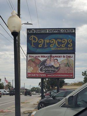 Signage at the Latin Quarter Shopping Center on Armenia