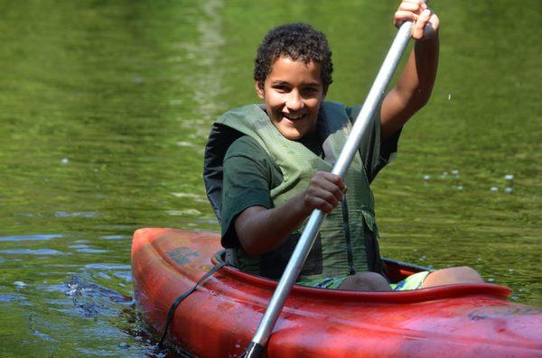 We have two areas where kayaking is possible - Spruce Lake and our Wilderness Camp pond.