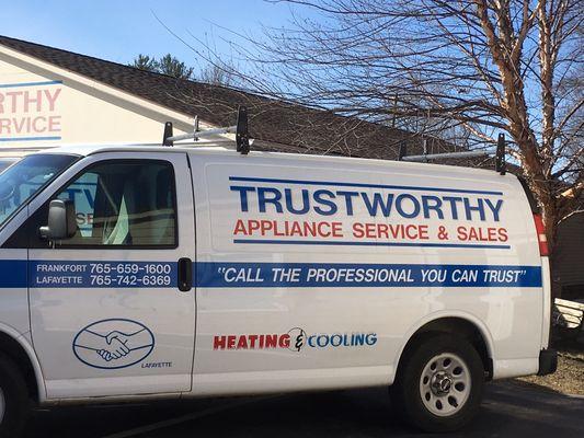 "Call the Professional You Can Trust" for all your appliance needs!