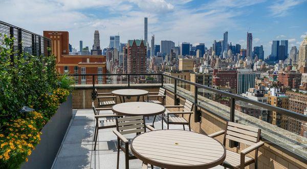 Rooftop overlooking Upper East Side