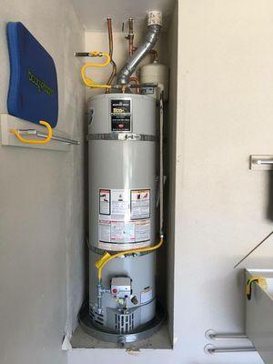 Water heaters are simple with DOWN THE DRAIN PLUMBING