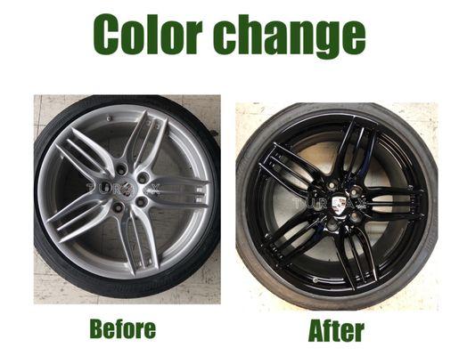 Porsche Color Change