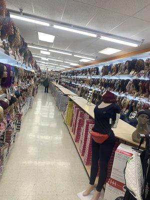 Huge wig section