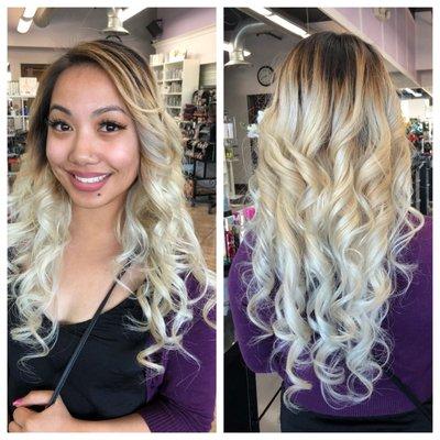 Balayage highlights