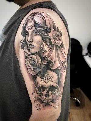 Tattoo by David Gray at Mr. Gray's Tattoo Studio