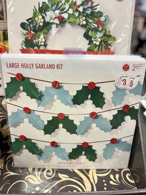 Super cute crafty holiday garland. Stock up for Christmas 2024!