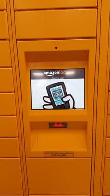 There is an Amazon locker here.