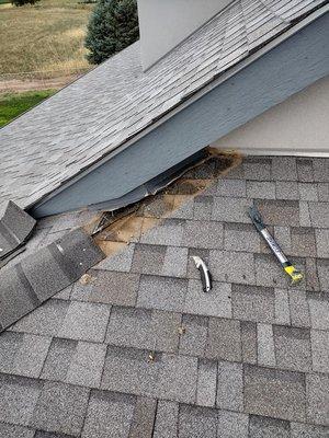 Roof repairs in Loveland, CO - before