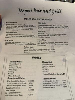 Mule menu