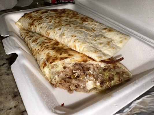 Carne Asada quesadilla, yum!