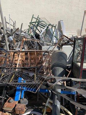 Scrap metal removal for a low cost to you.