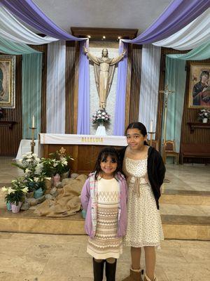 Great Easter mass/ en misas de pascua