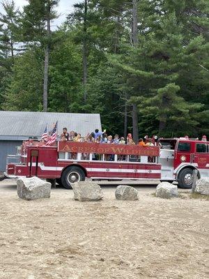 Wet hayride