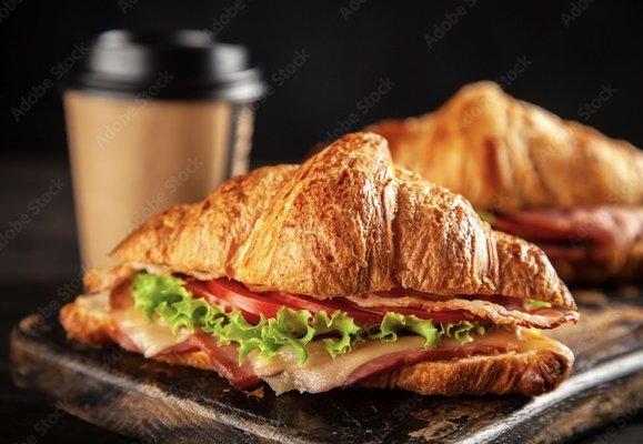 Croissant Sandwich.