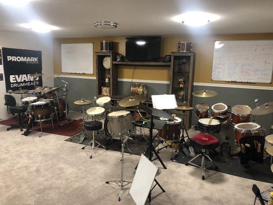 State of the art drum room!