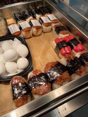 Assortment of musubis