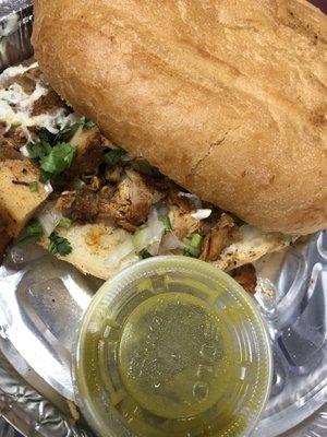 Grilled Chicken Torta