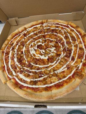 Chicken Bacon Ranch Pizza