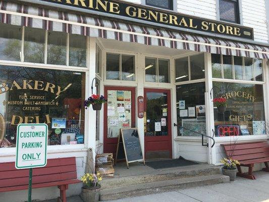 Old time Marine General Store.  Historic building.