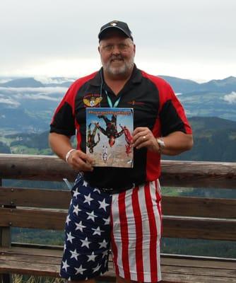 Pictured here at HItler's Eagle's Nest in Bavaria