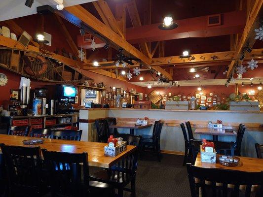 interior with view of tables