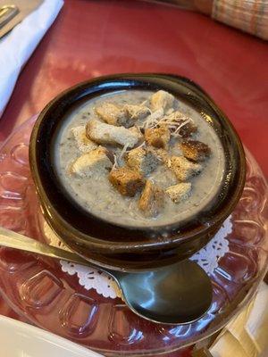 Cream of mushroom soup