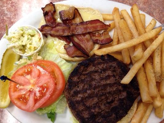 Bacon cheese burger deluxe