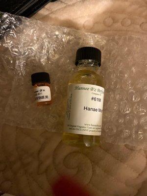 Hunnee B'z Perfume Oils Bath & Body