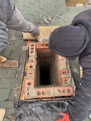 Chimney rebuild