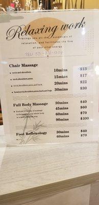 11/26/22 almost got a massage, but will do it another time. I saw a couple come in, but the boyfriend didn't get a massage.