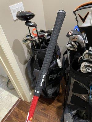 Got my club regripped for less than $10! And it took 2 minutes!