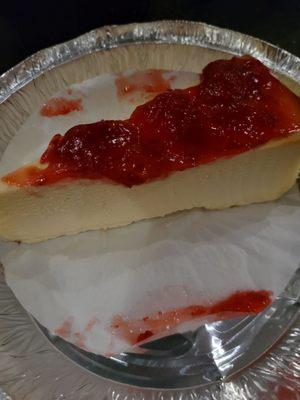 Cheesecake (most likely from rispoli bakery in staten island)