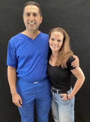 Our happy All-On-4 patient who received a life changing smile!