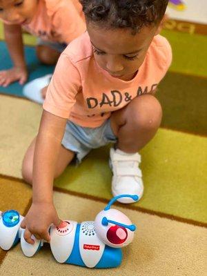 We start progressive coding lessons as early as our Toddler Classroom!