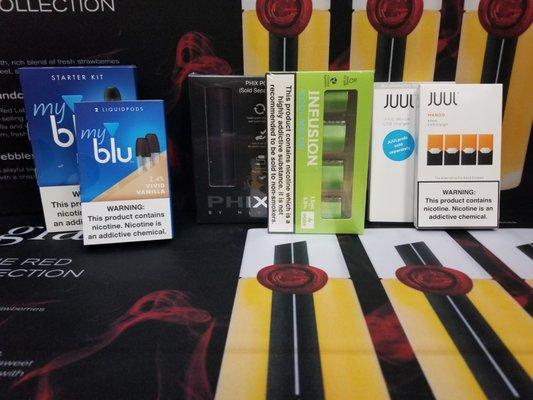 Blu,Phix,and Juul. We have them all !