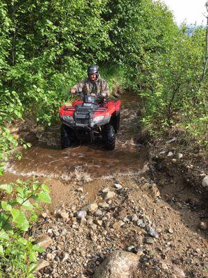 Fun and challenging ride with Alaska Off Road Adventures