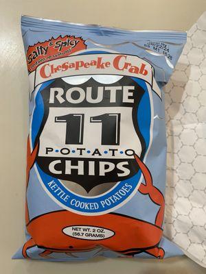 These are my favorite chips. So good. They taste like crab seasoning