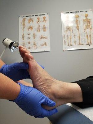 Thorough foot & ankle examinations