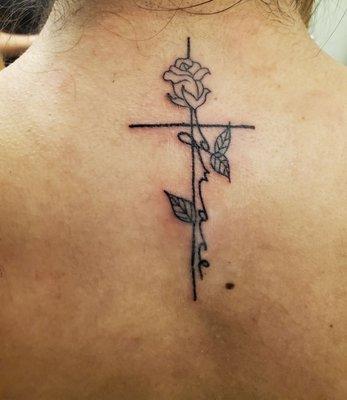 Cross tattoo