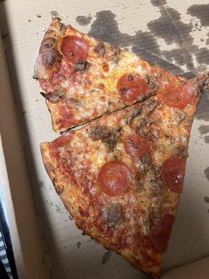 Pepperoni and sausage